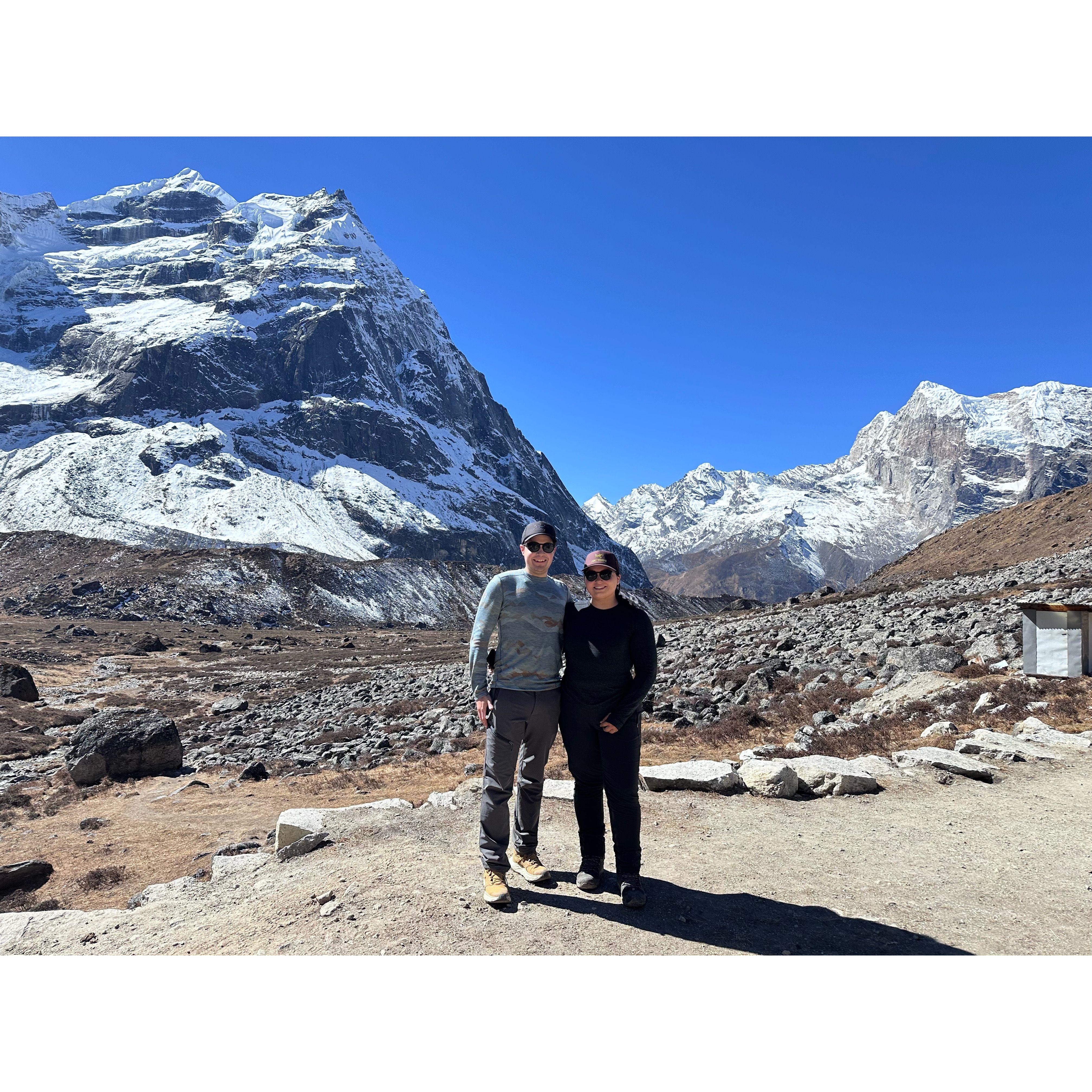 Hiking in the Himalayas, Nepal