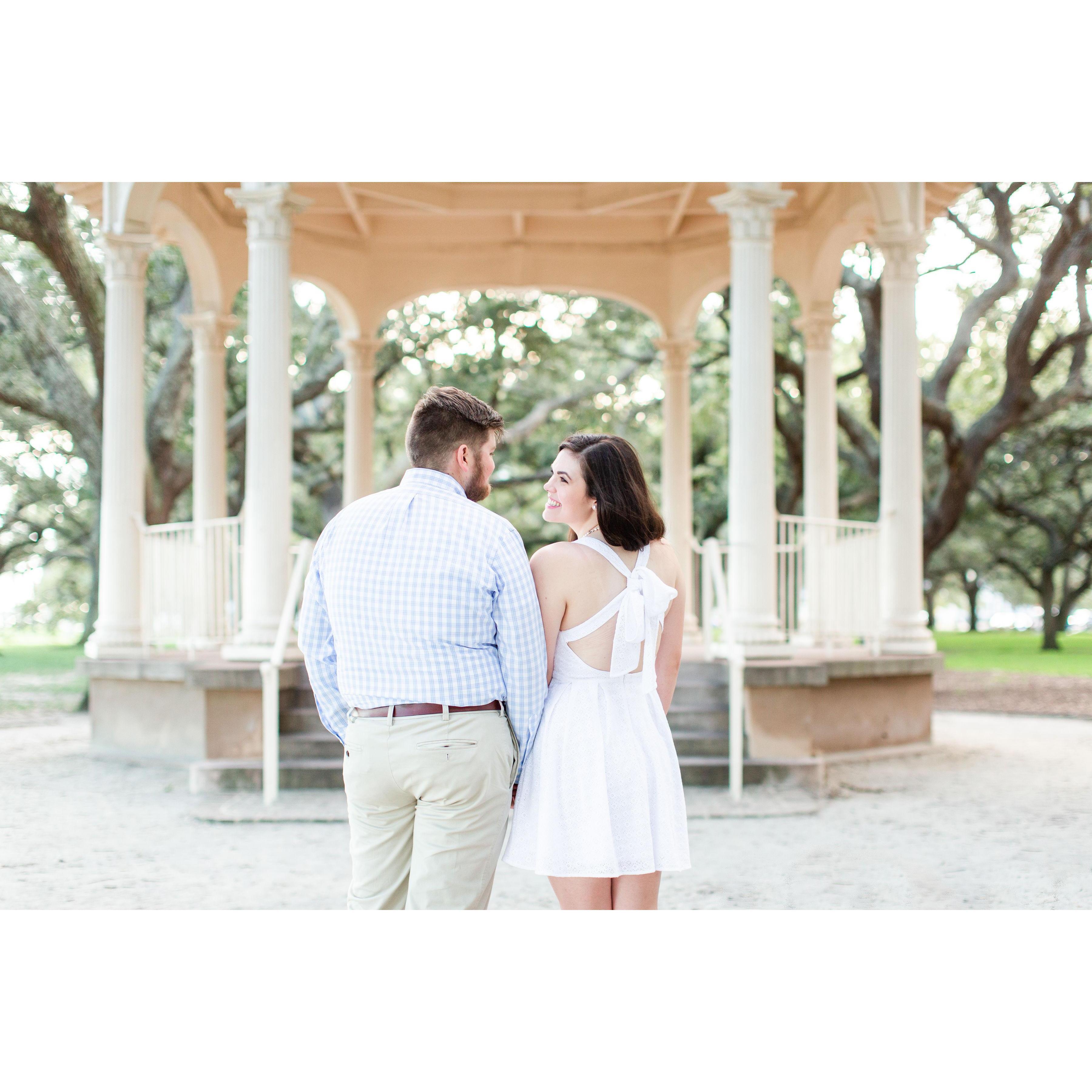 Engagement pictures in Charleston, SC.