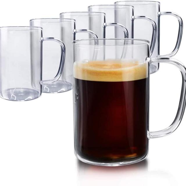 6 x16 Oz borosilicate glasses