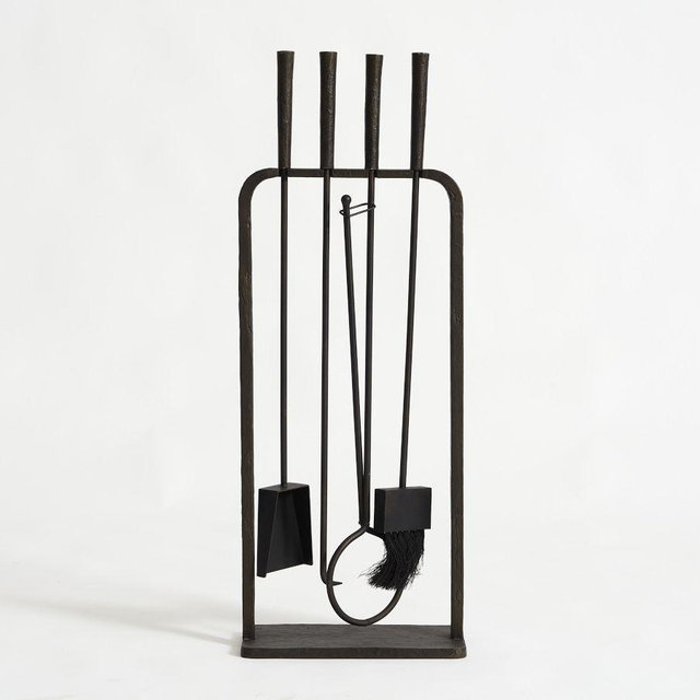 Bodhi Fireplace Tool Set - Bronze