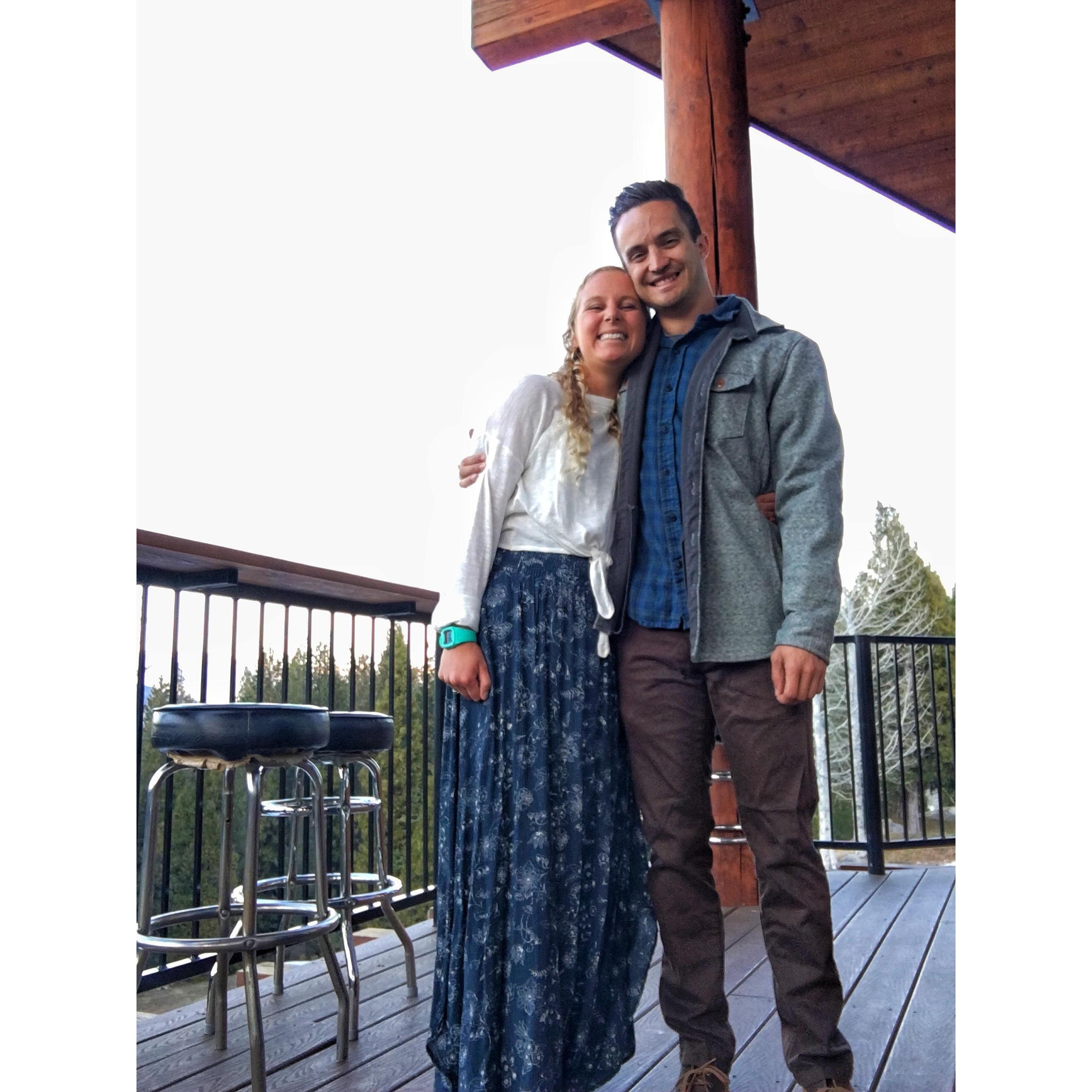 At the Joshua building.. where Tucker and alyssa met at hume Lake!