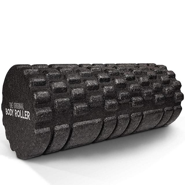 The Original Body Roller - High Density Foam Roller Massager for Deep Tissue Massage of The Back and Leg Muscles - Self Myofascial Release of Painful Trigger Point Muscle Adhesions
