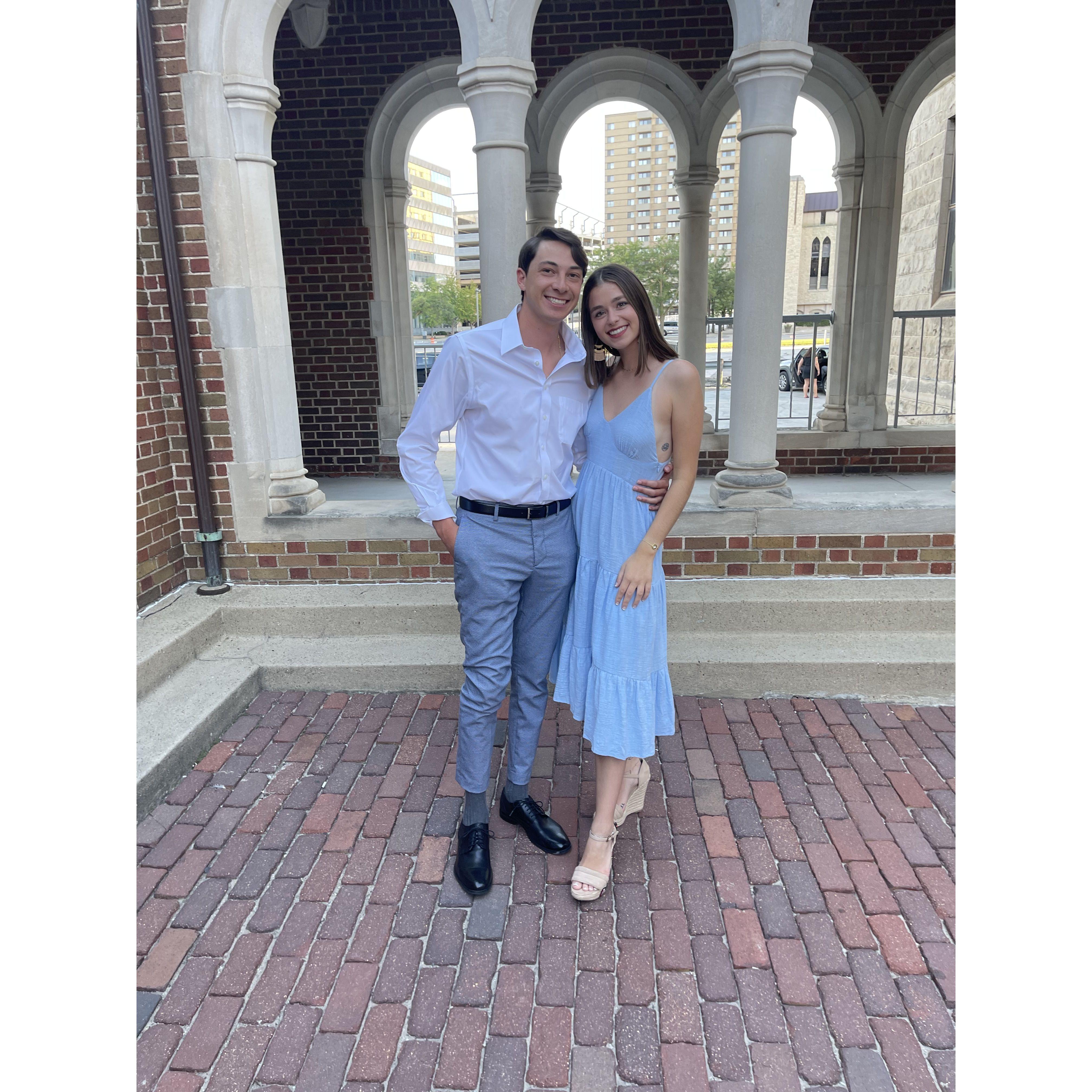 August 2021 - Sarah's older sisters wedding in Iowa.