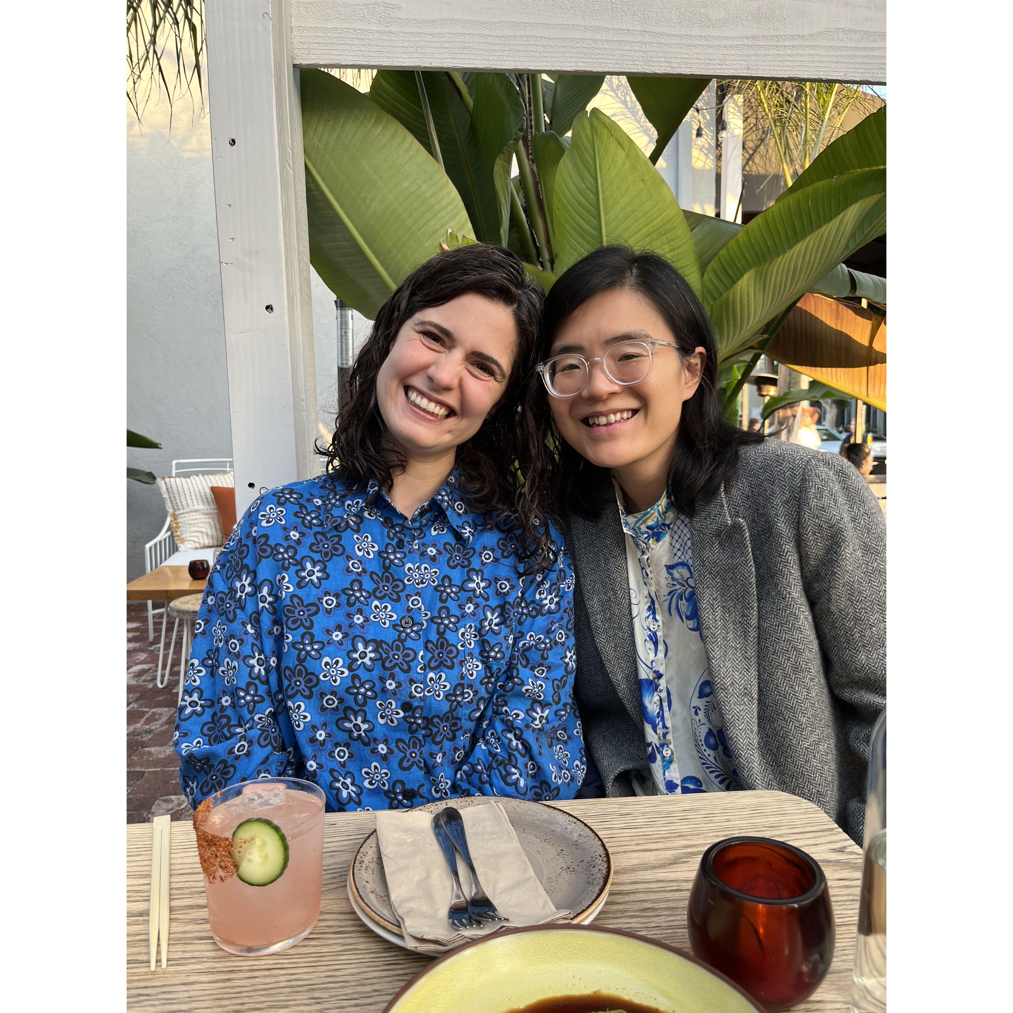 Coral passed her QE! Celebration at Hermanito.