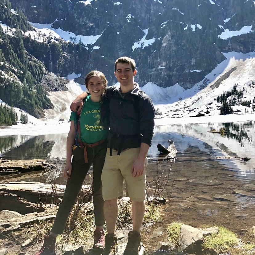 Our First Hike! 
Somewhere in Washington… May 2021