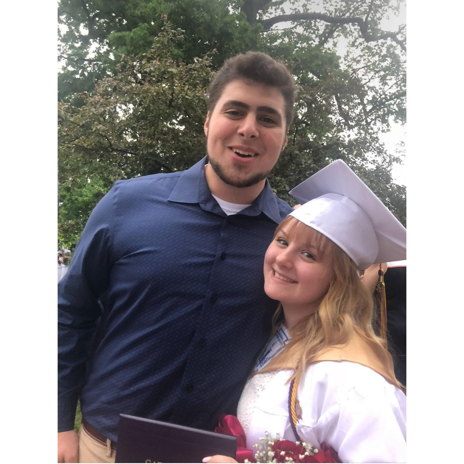 Sarah's high school graduation, 2019