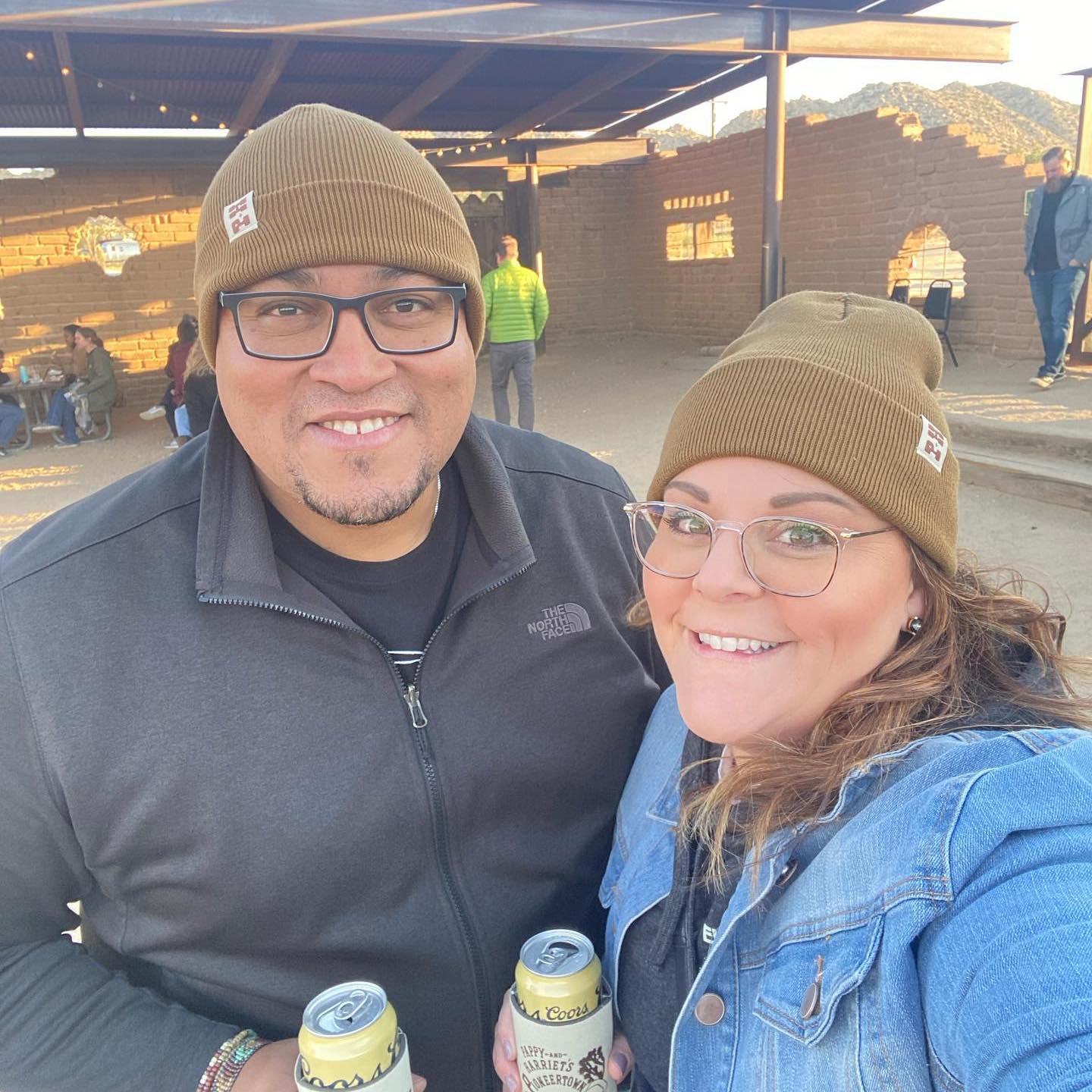 He knew when she refused to bring the suggested extra jacket, but ended up buying a beanie, shirt, and beer koozie becuase she was too cold