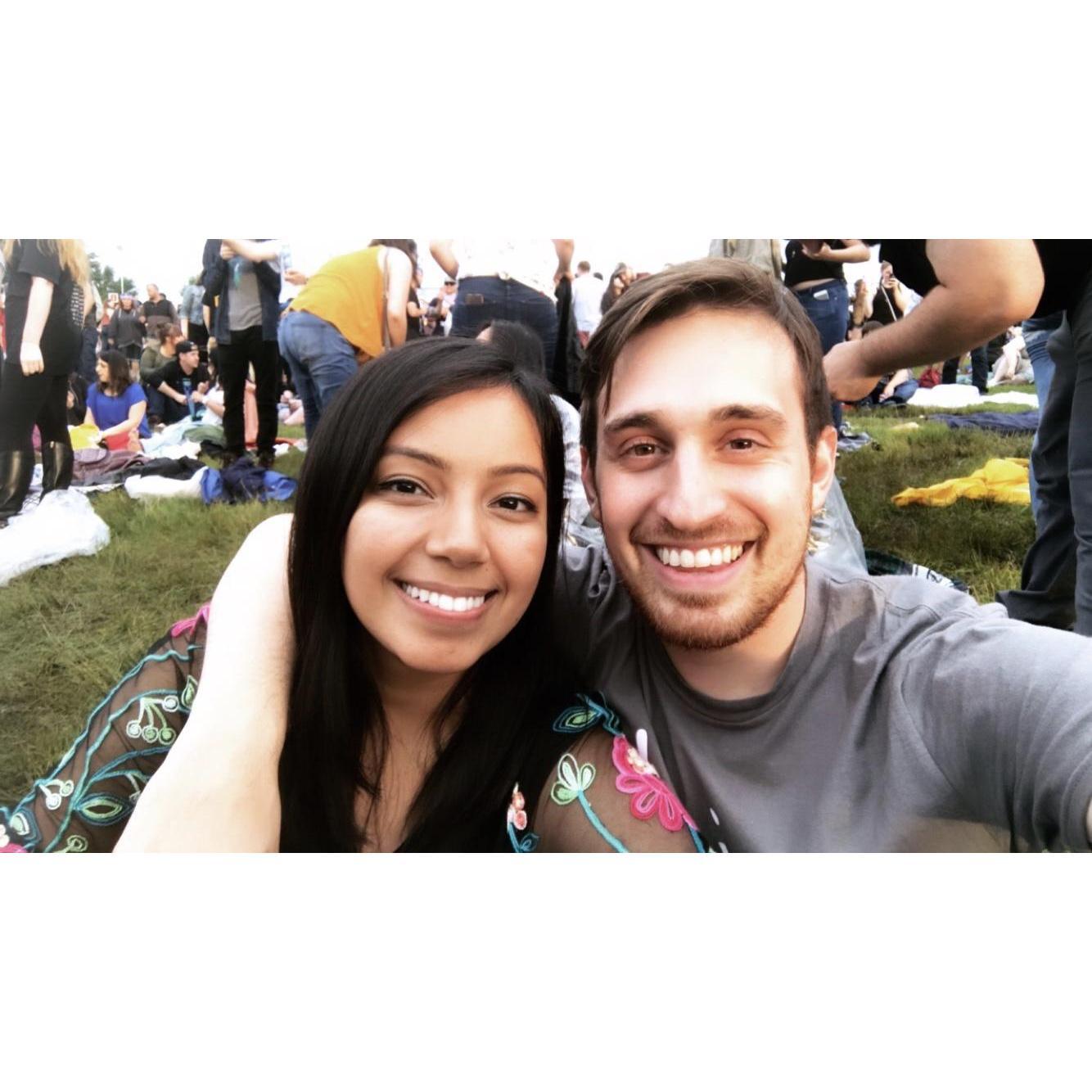 Waiting for The Lumineers to play! Summer 2019