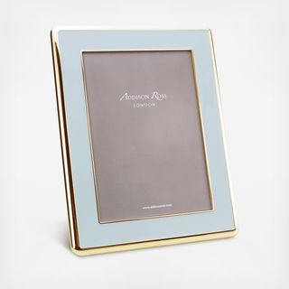 Enamel Gold Curve Photo Frame
