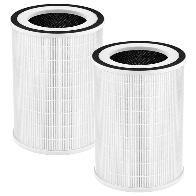 2 Pack True HEPA KILO Filter, Compatible with Afloia KILO, KILOPLUS, KILOPRO, MIRO,MIRO PRO and MORENTO MR-Kilo Air Purifier, H13 True HEPA 360° 3-Stage Filtration