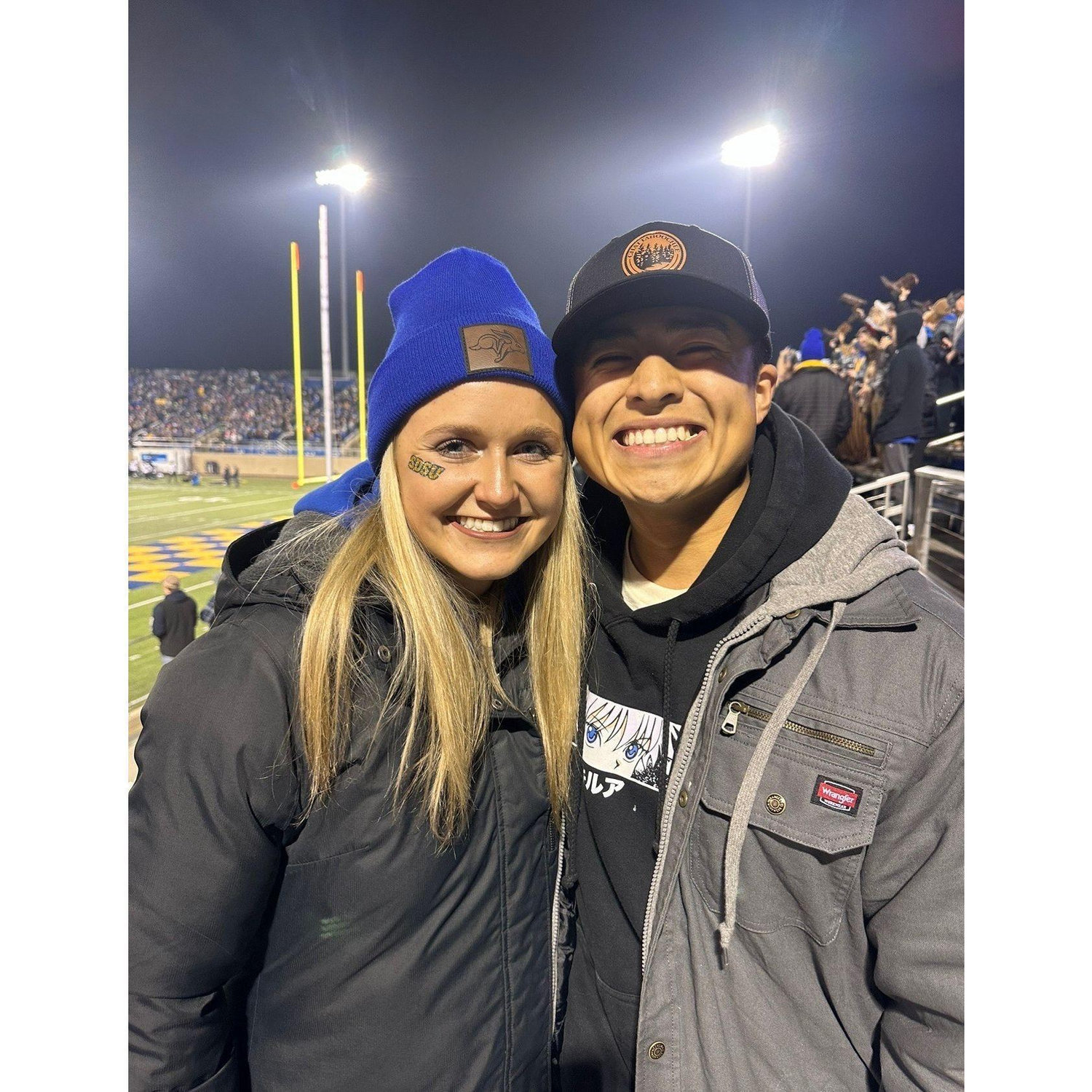 2023 - Daniel supporting Autie at a SDSU football game.