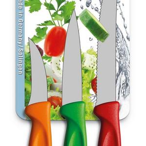 Wusthof Multi-Colored Carbon Steel 3 Piece Knife Set