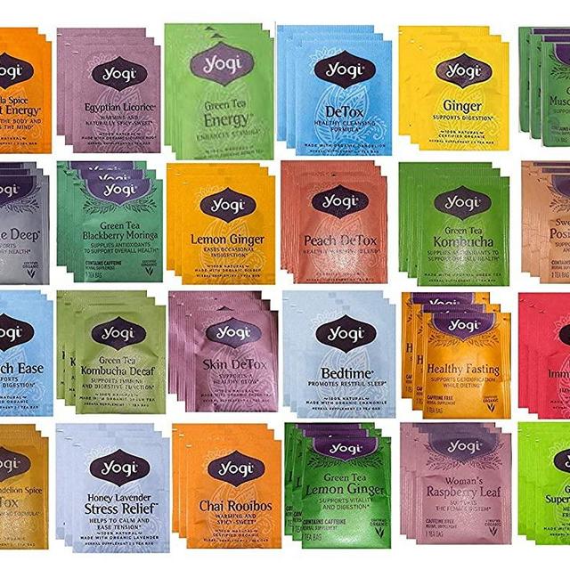 YOGI TEA SAMPLER 24 FLAVORS (72 TEA BAGS)