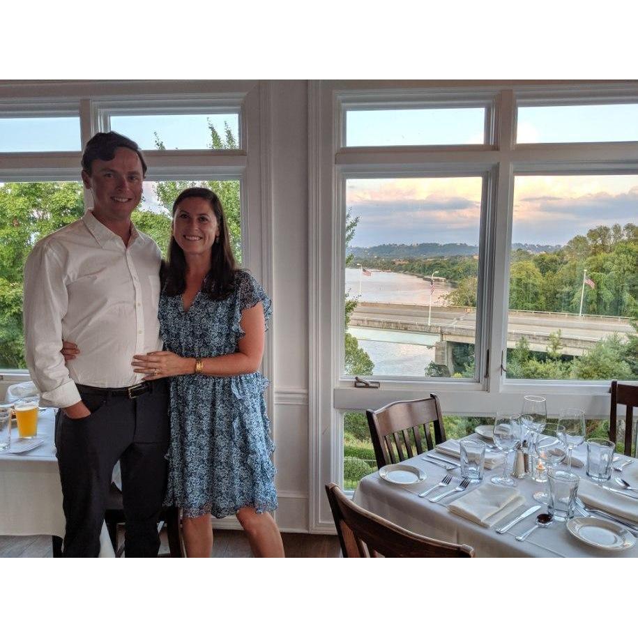 Dinner after getting engaged!