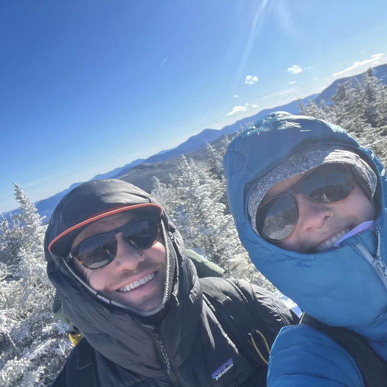 Patt’s 31st birthday… he loves a good winter hike. Madison, not so much…