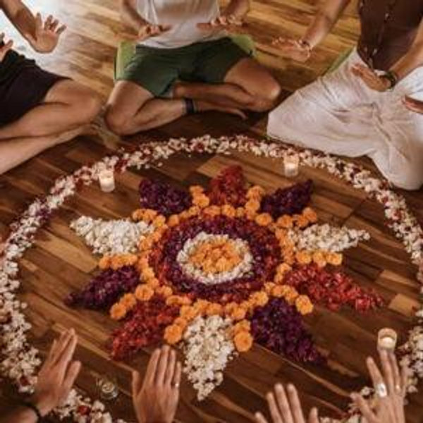 Sound healing + yoga session in Ubud Bali