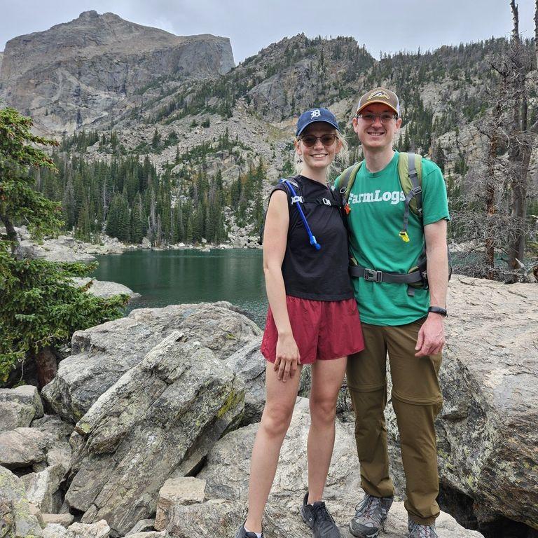 Discovering each other to be quite the ambitious hiker.