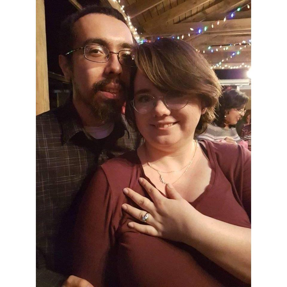 The night we got engaged. 
Second Christmas, 2019