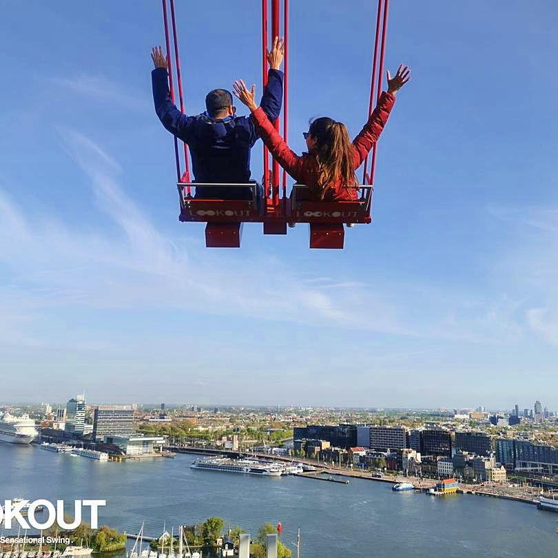 when we went swinging in Amsterdam  🙃