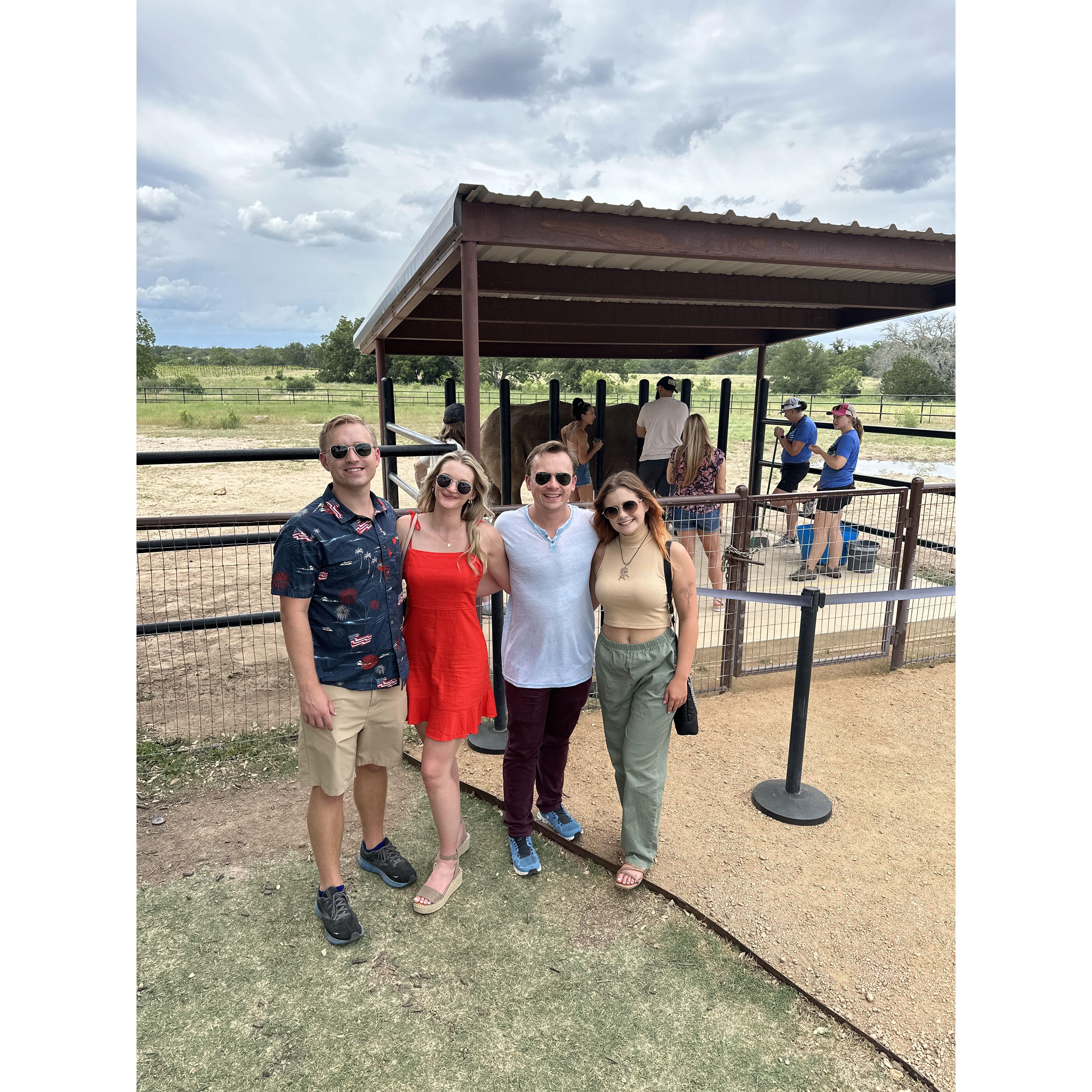 Another Paige recommendation... The Rhinory. This became Liz and Nick's favorite Winery in TX