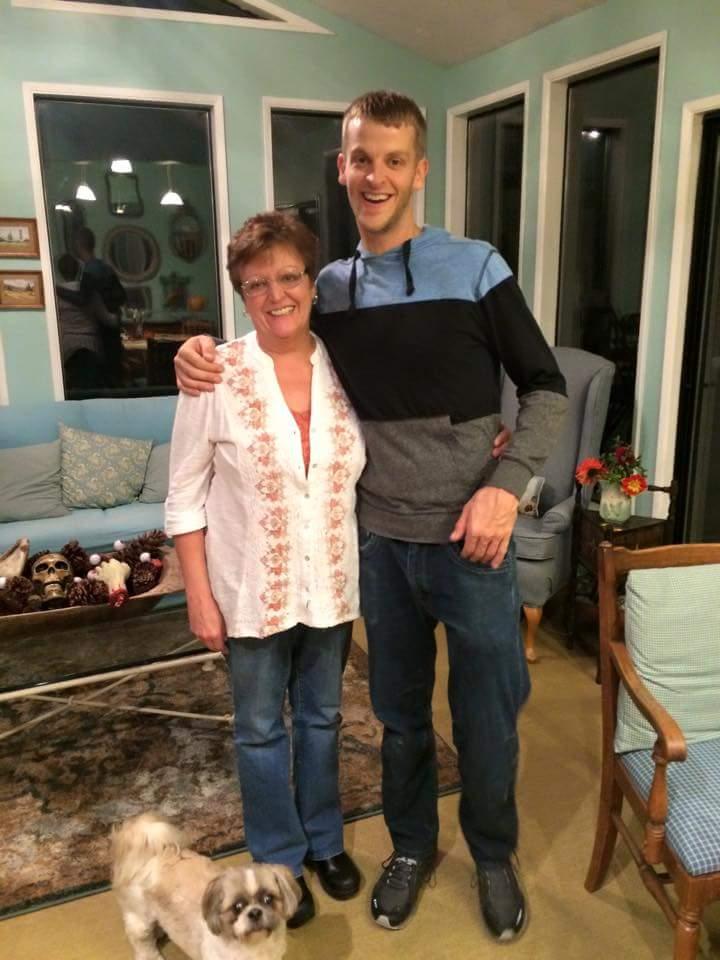 Jason and his mom.