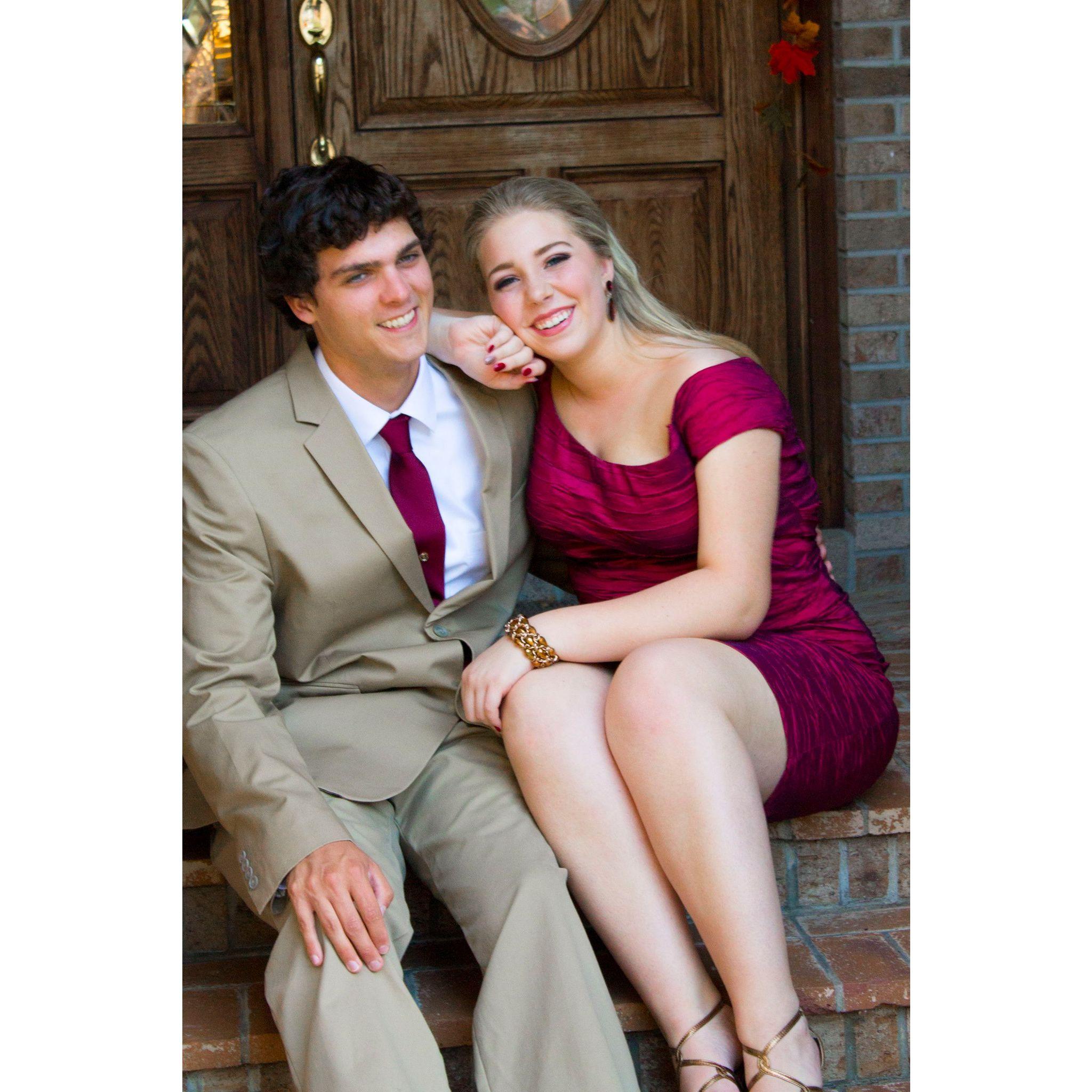 Senior year homecoming in 2014