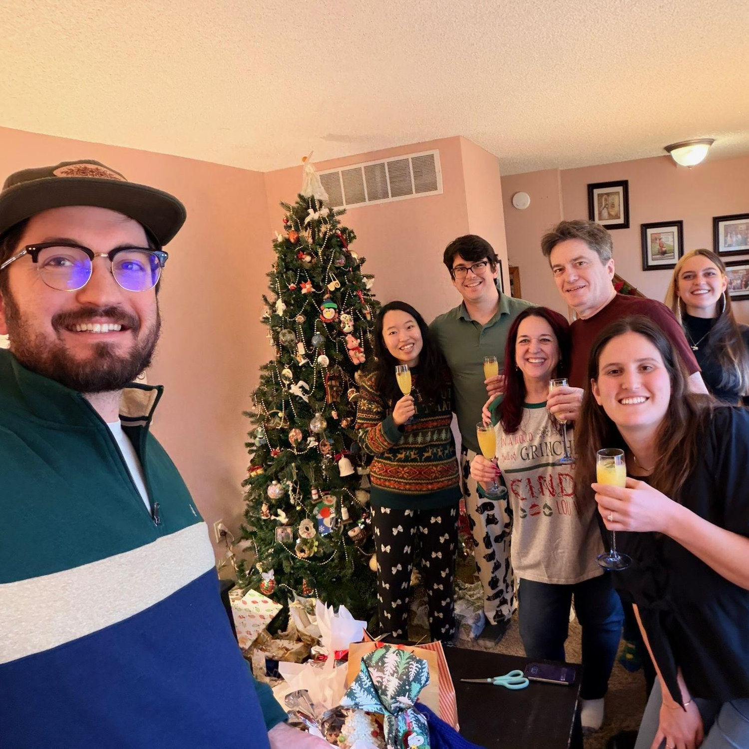 Christmas with family.
