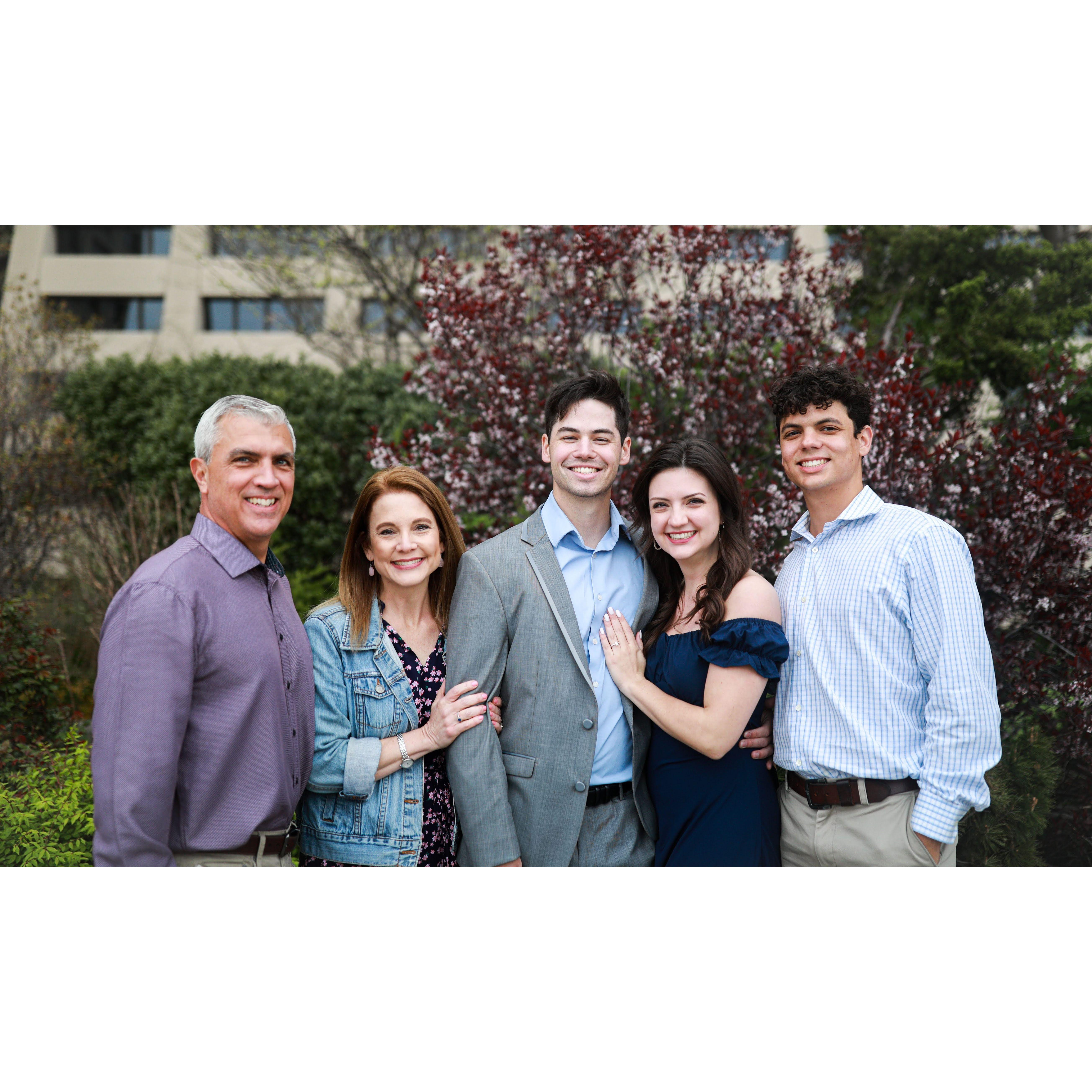 Allie's fam surprised the mess out of her by being in NYC!!