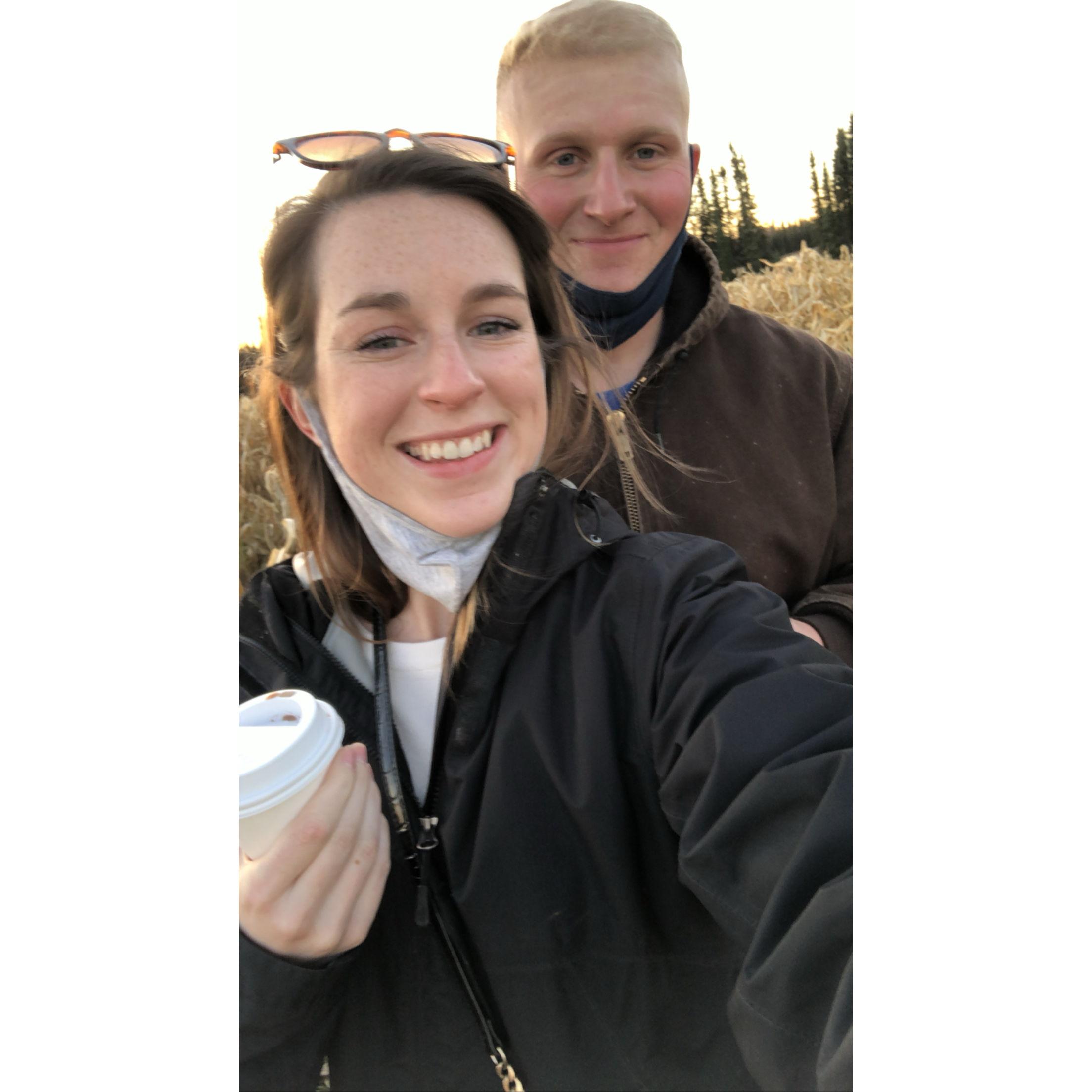 Experienced the very quick season of fall in Alaska 