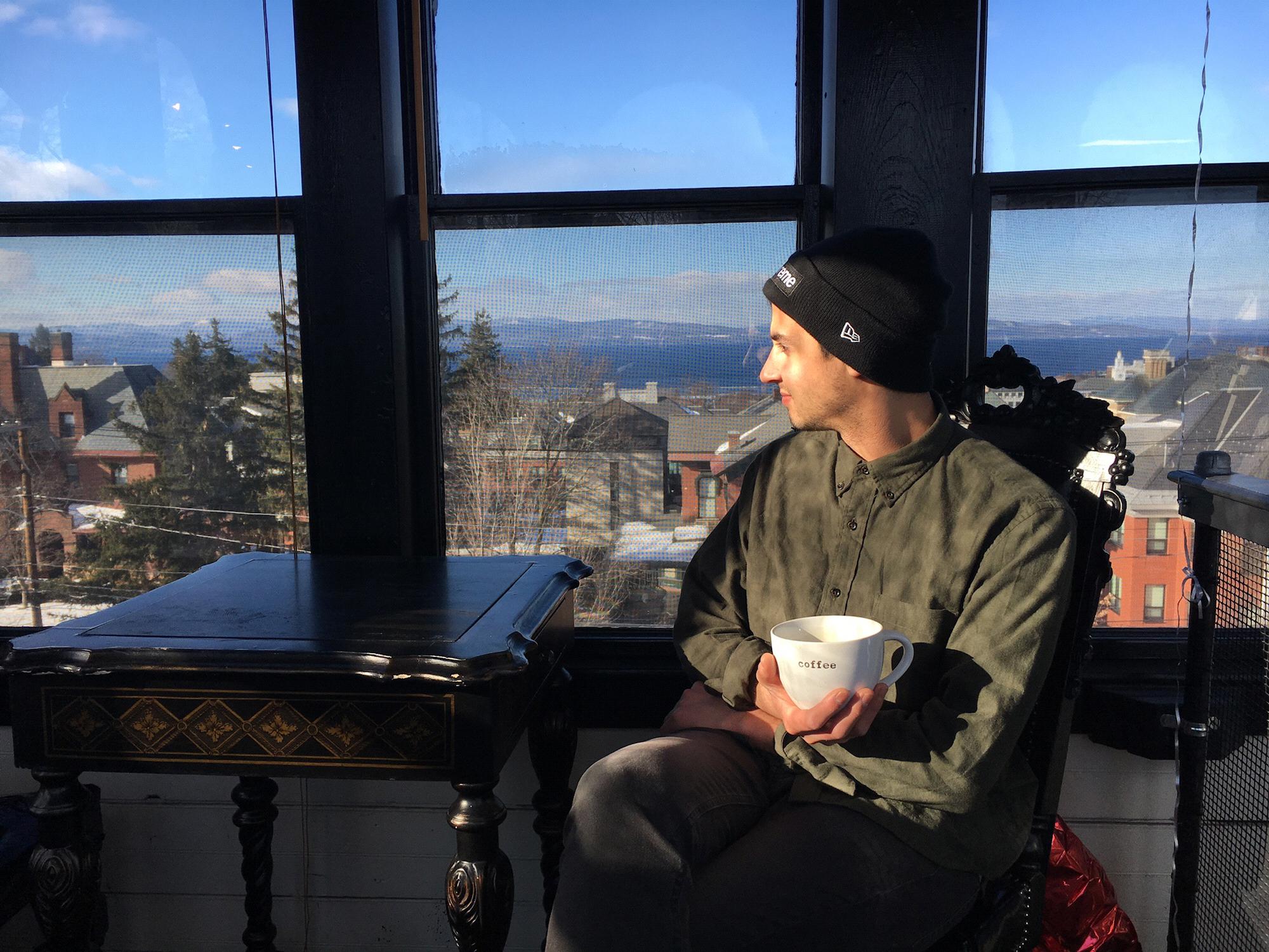 The widow's peak of our awesome bed & breakfast in Burlington, Vermont!