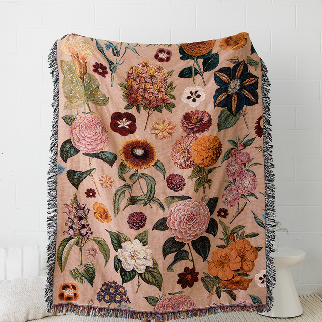 Wildflower Throw Blanket