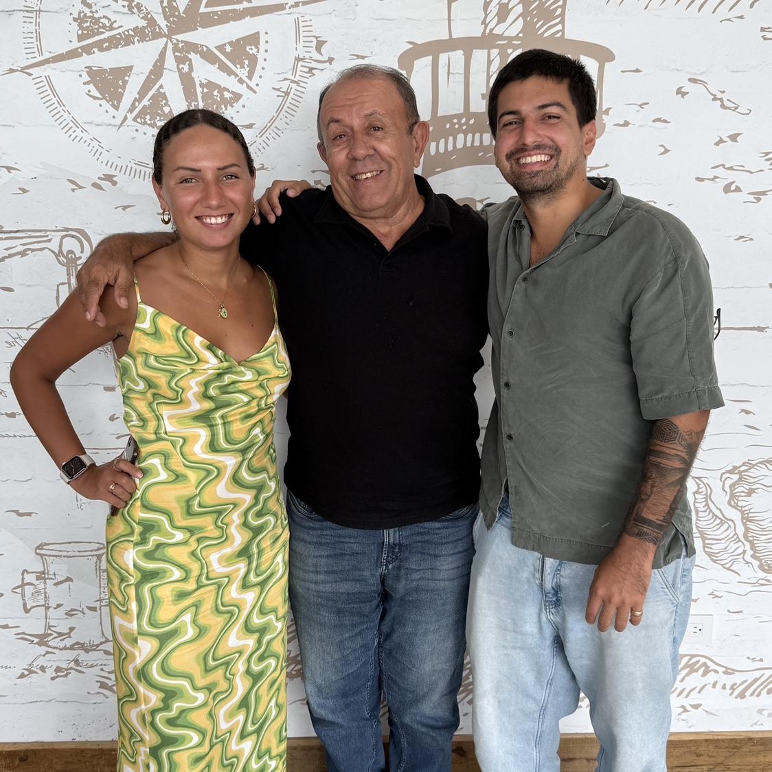 Went for Lunch with Daniel's dad who he hadn't seen in two years