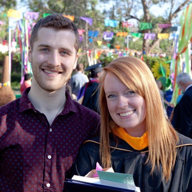 Ashley's grad school graduation (2016)