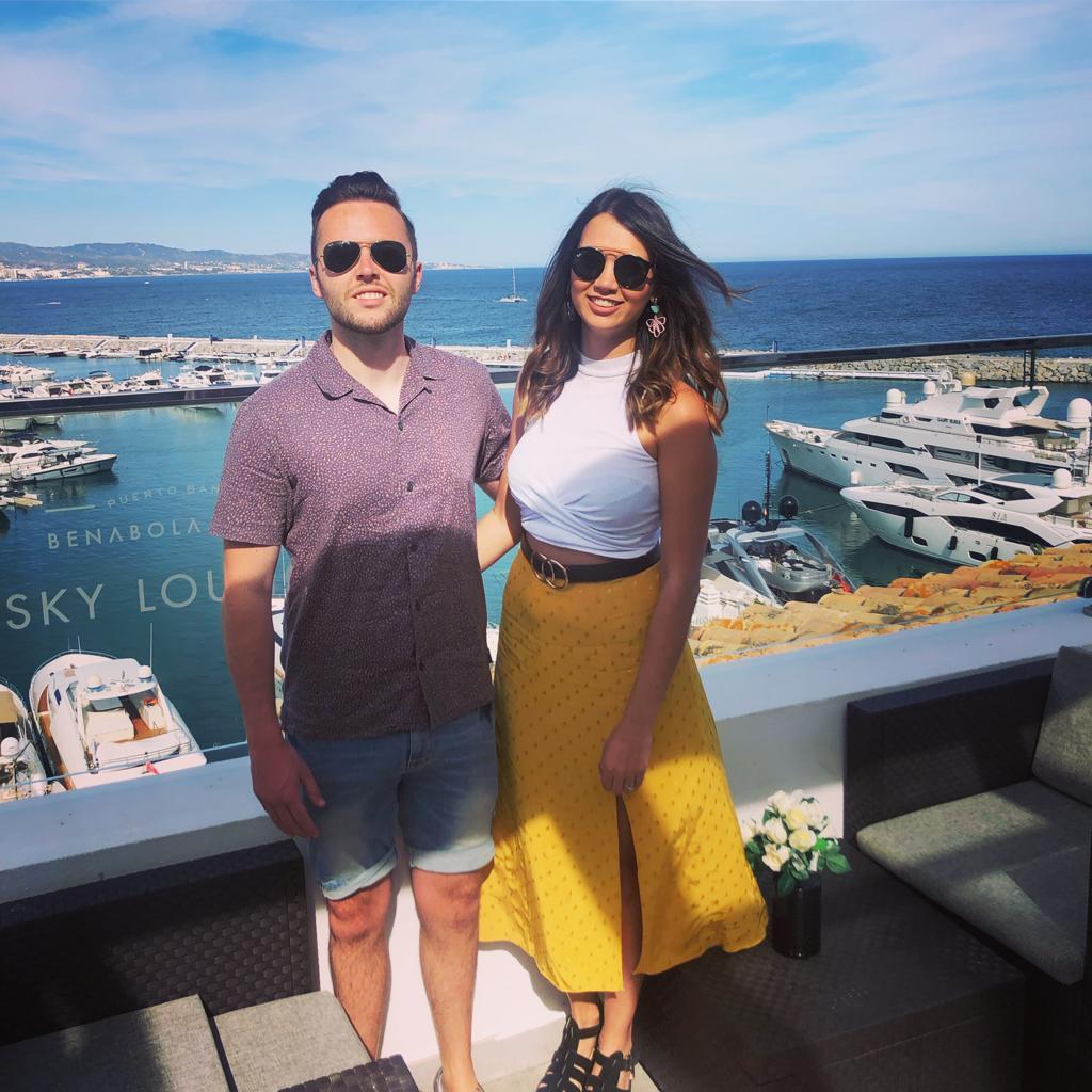 Rooftop views in Puerto Banus