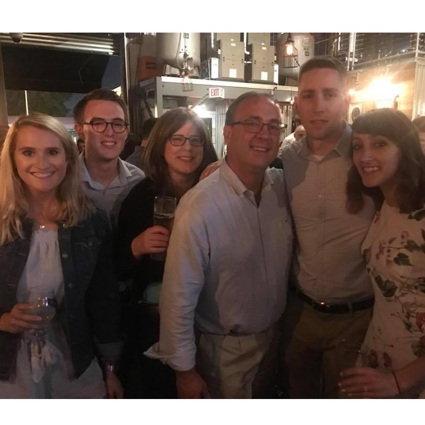 The Brozek family at our engagement party 2017