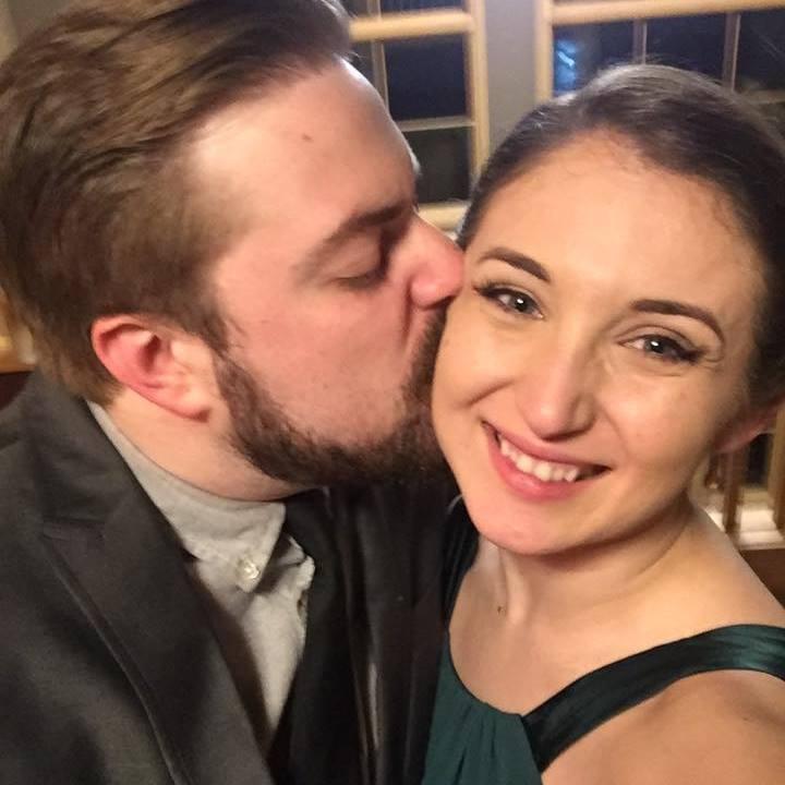 At Ashley and Trevor's Wedding