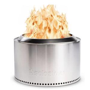 Solo Stove Yukon 2.0, 27 Inch Smokeless Fire Pit with Removable Ash Pan - Wood Burning Portable Stainless Steel Outdoor Fireplace, Stainless Steel, Ideal for 6 or More People, 38 lbs