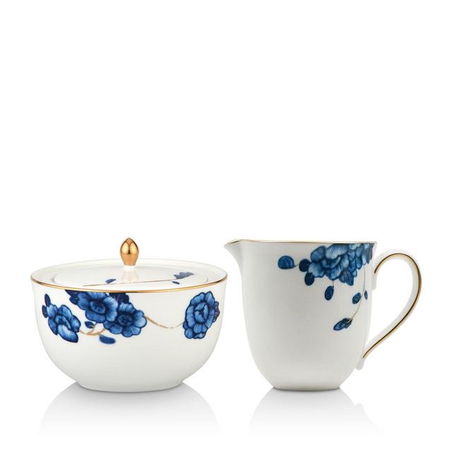 Prouna Emperor Flower Sugar Bowl & Creamer