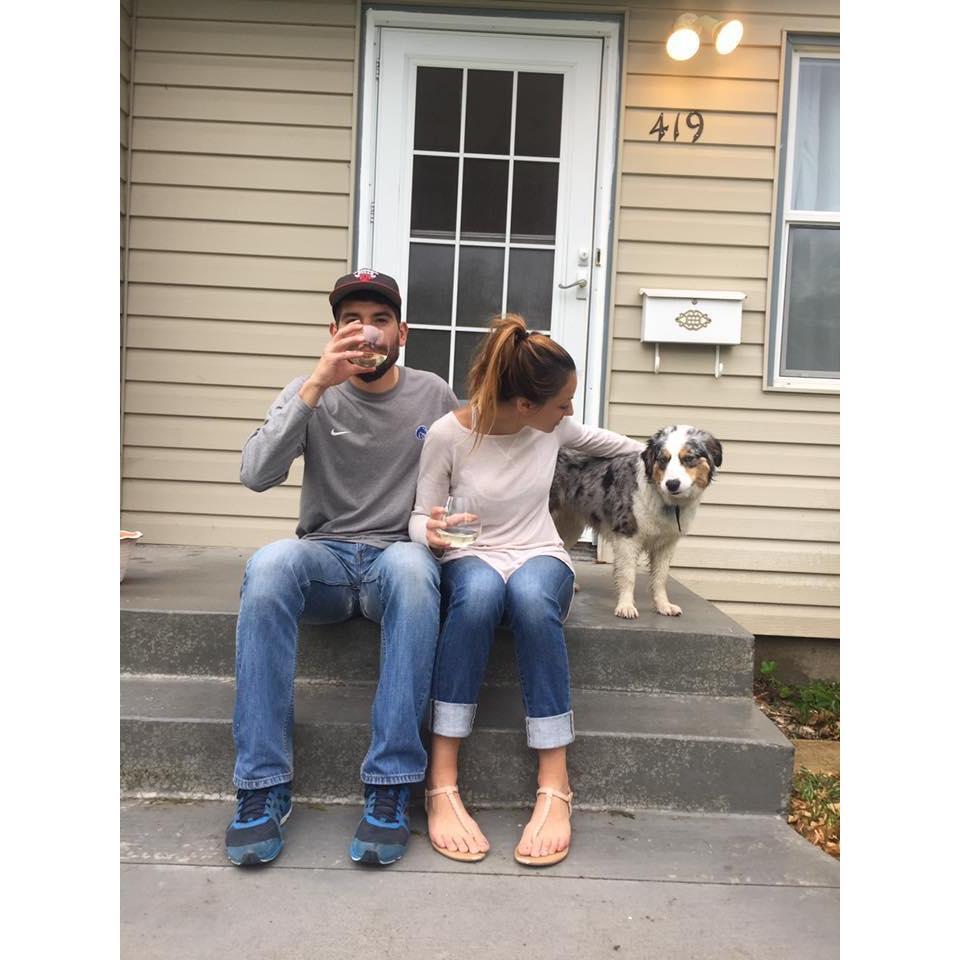 First day as homeowners. 2017.