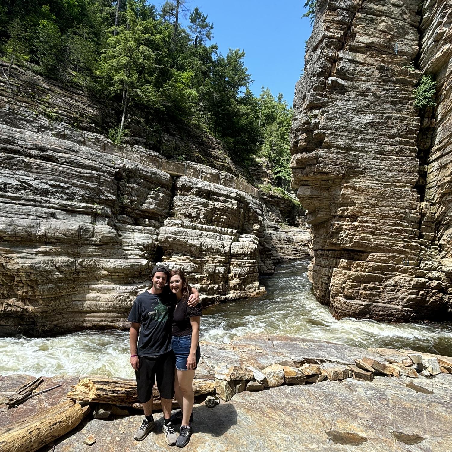 At the Ausable Chasm