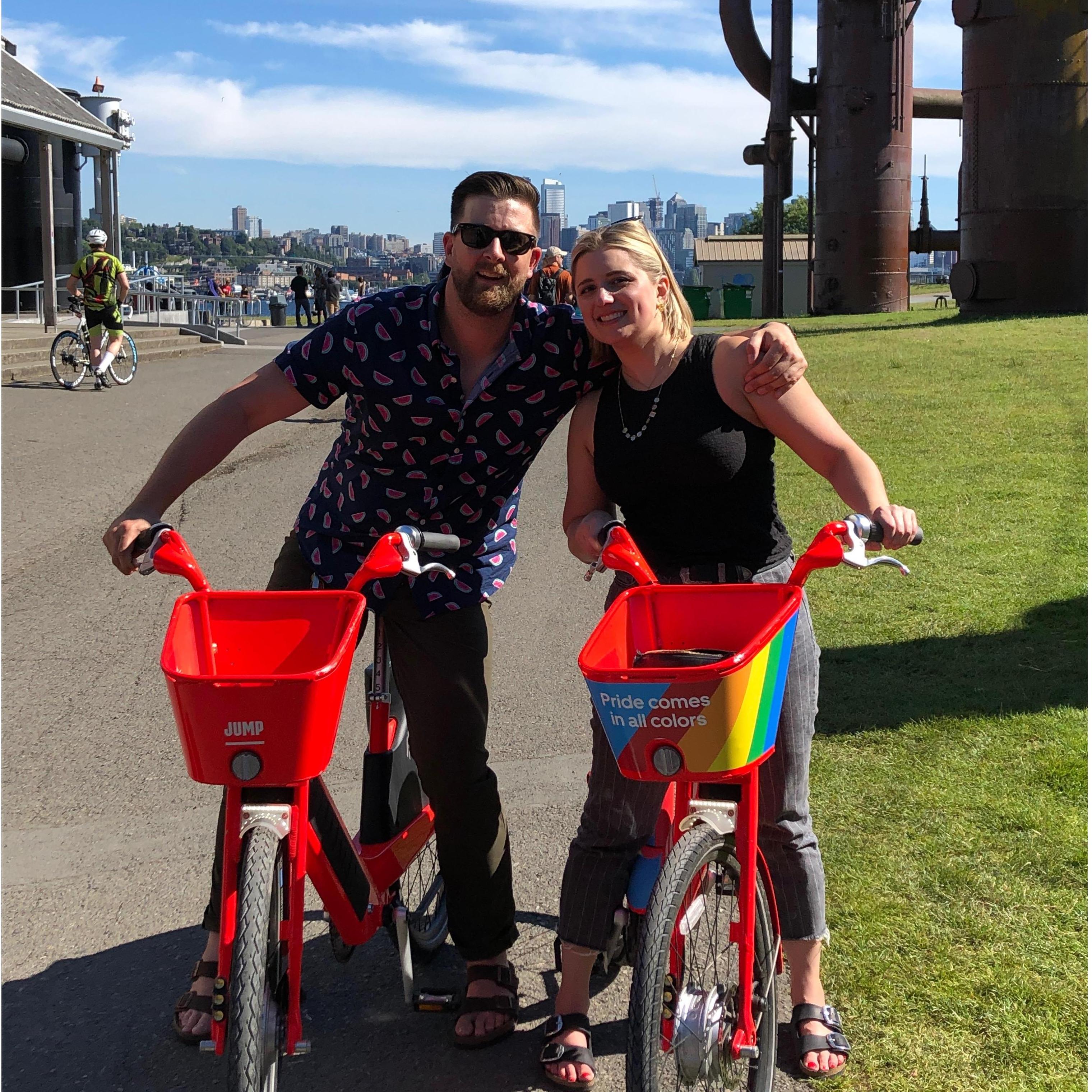 Biking around Gas Works Park for Pride weekend
Seattle, WA
June 2019