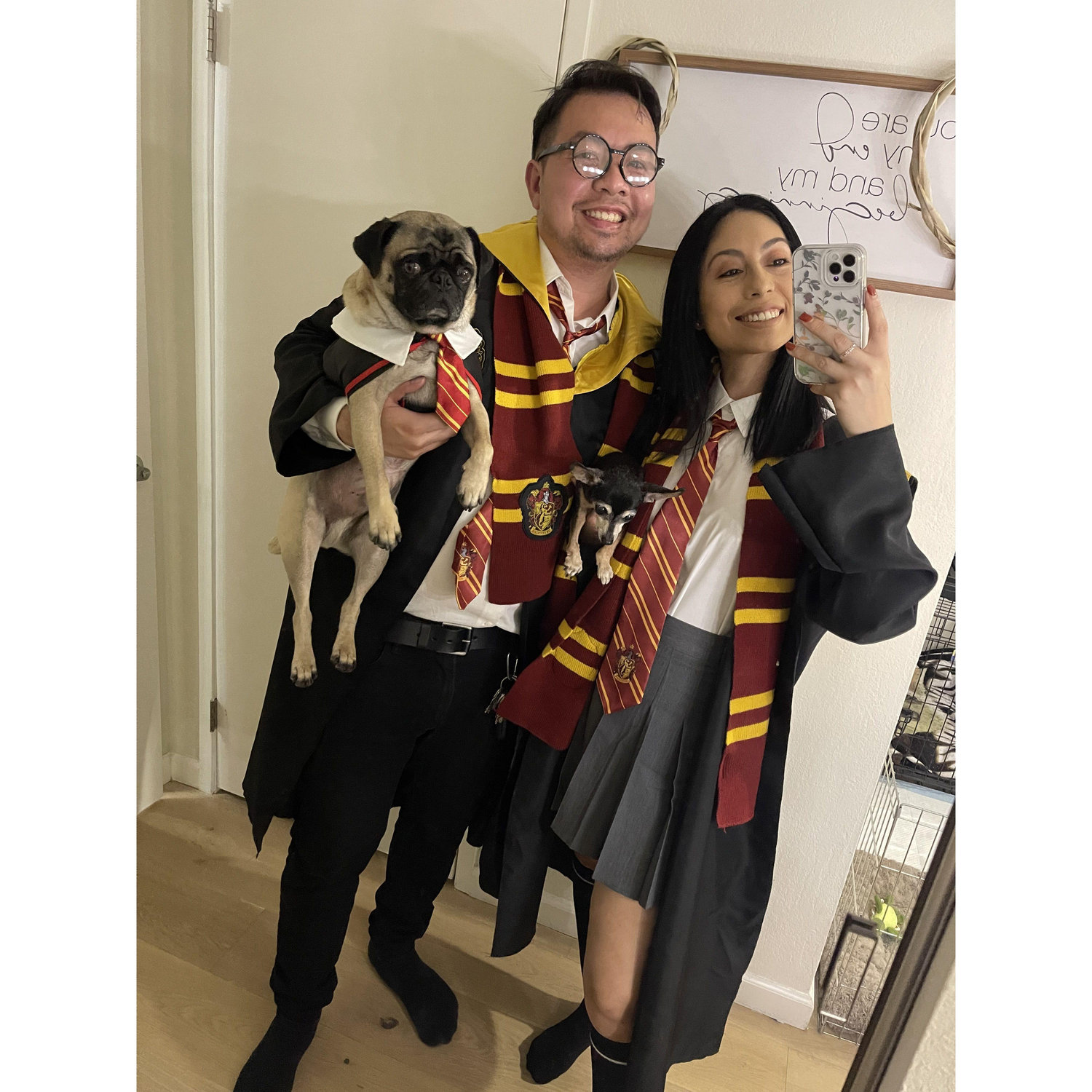 Their first successful house pawty.