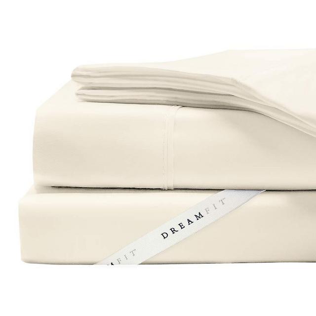DreamFit 1-Degree Basic 100-Percent Microfiber Sheet Set, King, Bone
