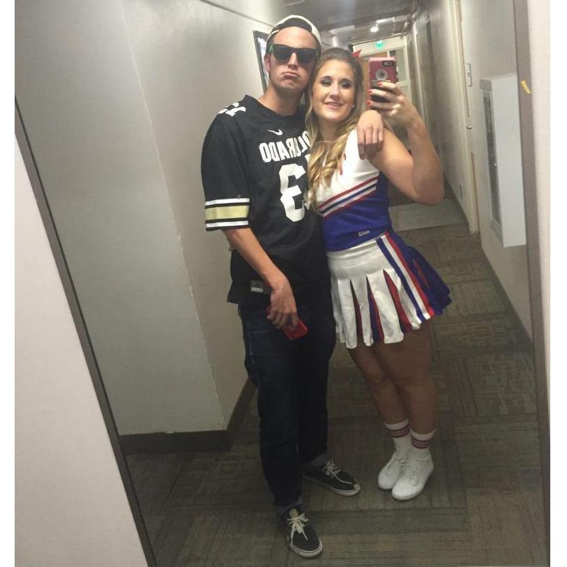 Our first photo together - Halloween 2015