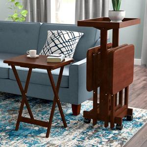 6 Piece Tray Table Set
