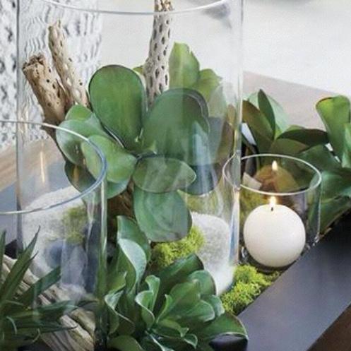 White Orb Candles Set of 3