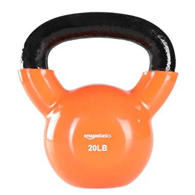 AmazonBasics Vinyl Kettlebell