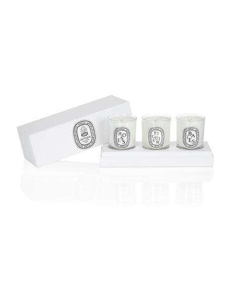 DiptyqueMini Candle Set – Baies, Figuier, & Roses