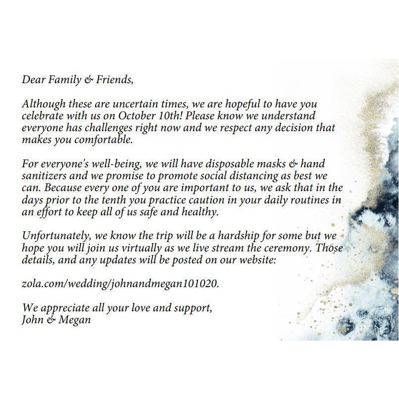Covid note to our guests