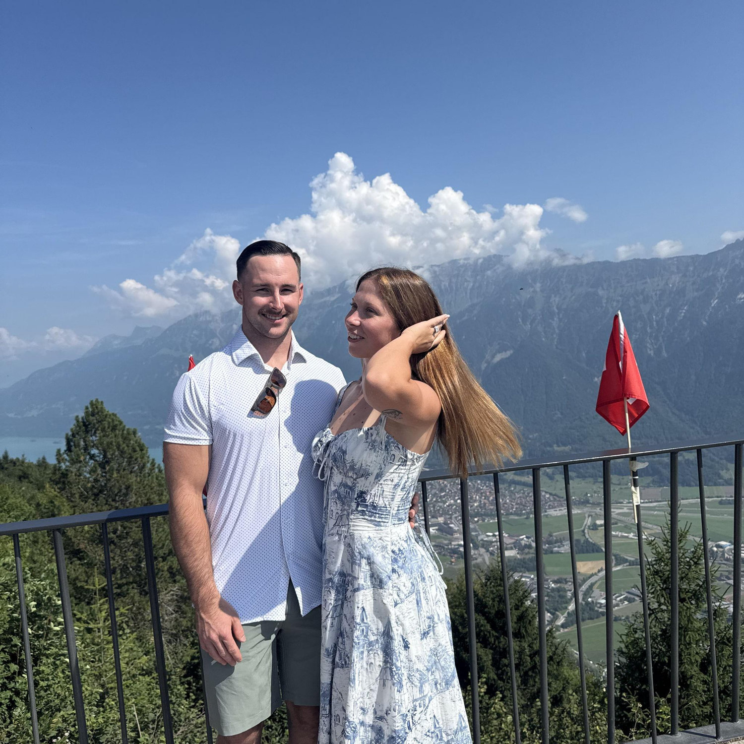 Day 3 - Harder Kulm - Much happier to get another picture further from the drop-off.